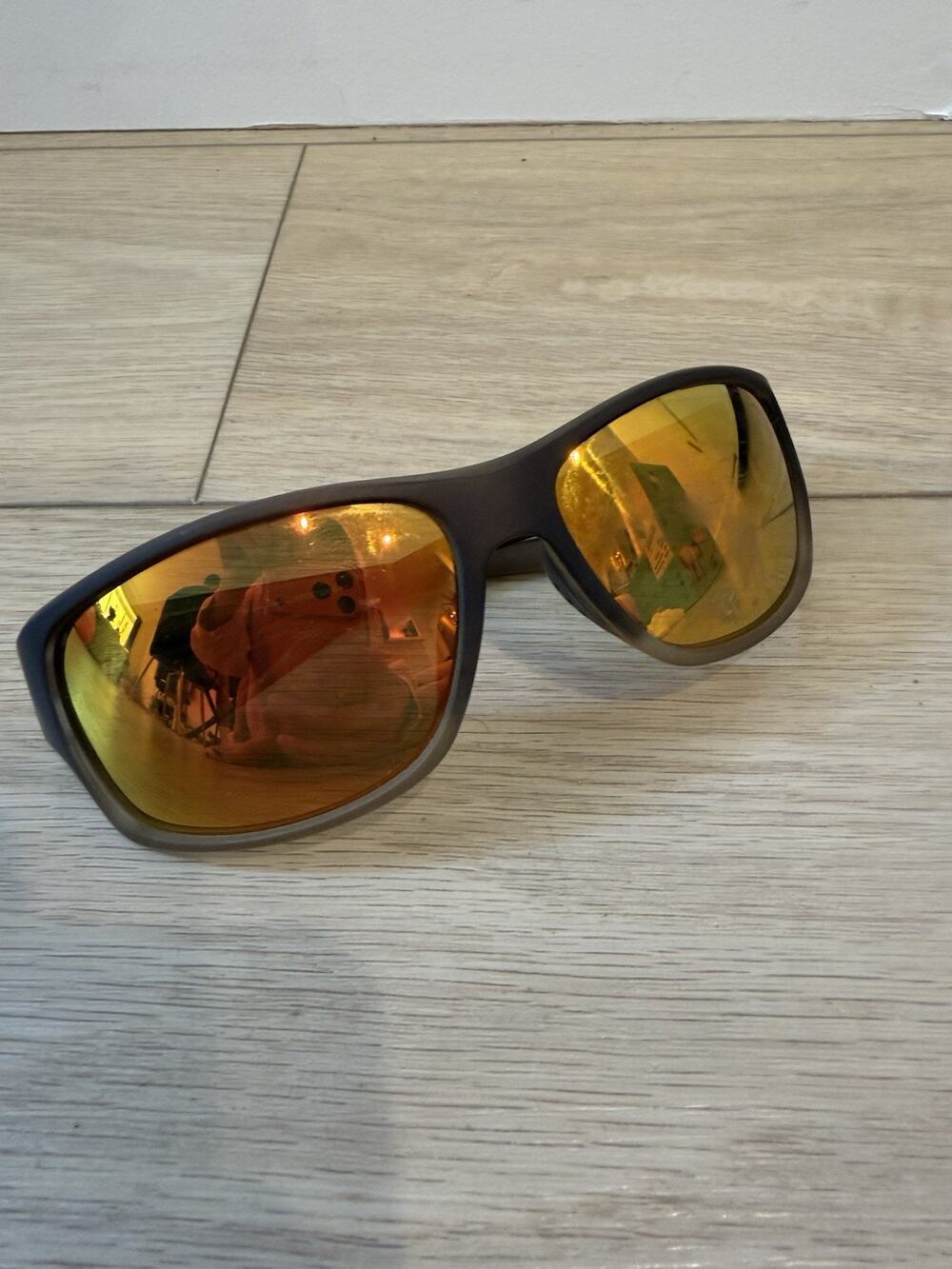 Panama Jack Foster Grant Sunglasses Orange Mirrored UV400 Brown